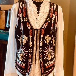 Double D Ranch Souvenir Vest Size Small